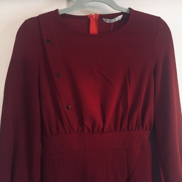 NWT Burgundy Dress .  Medium - Picture 3 of 8